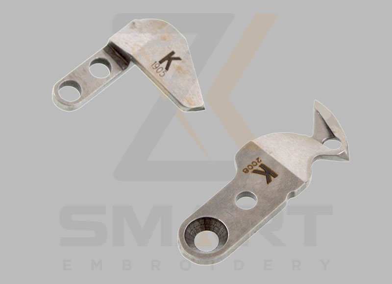 তাজিমা এমব্রয়ডারি মেশিন ব্লেড স্থির এবং অস্থাবর ছুরি C030102F-M-M