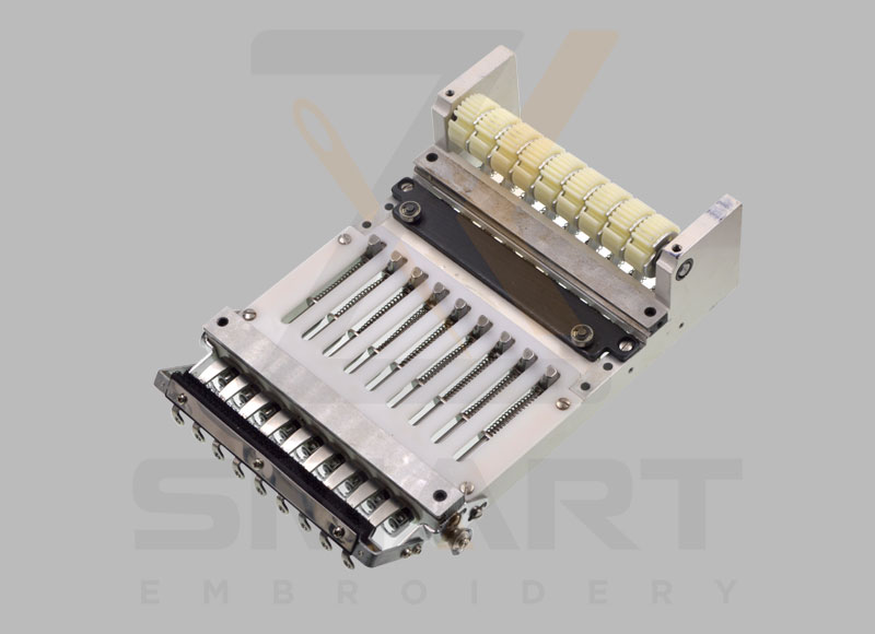 নিম্ন গতি 9 সূঁচ বার কেস অ্যাসেম্বলি এমব্রয়ডারি মেশিন স্পেয়ার পার্টস