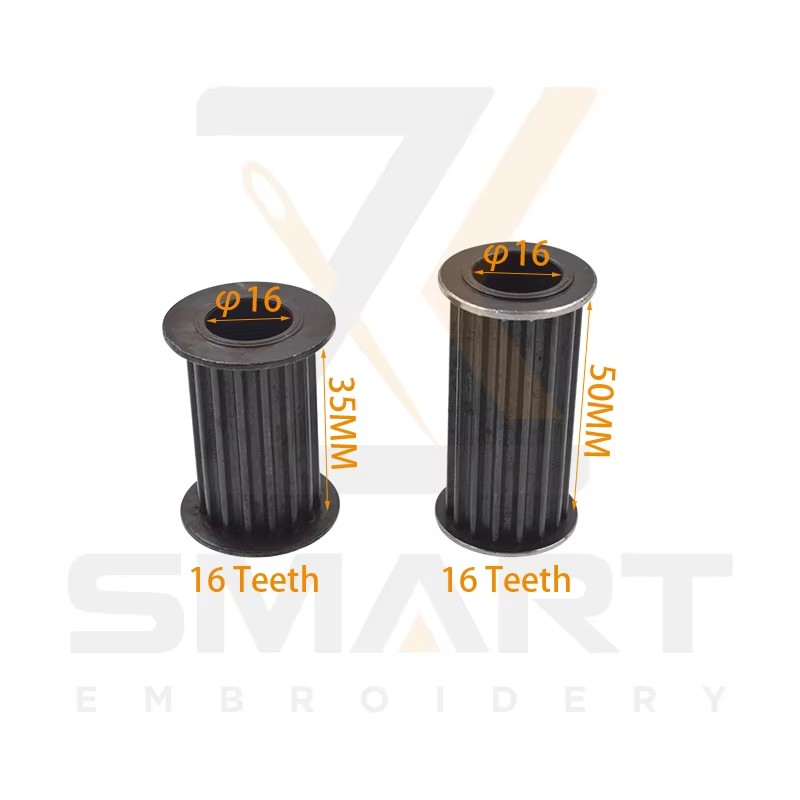 ট্যাজিমা SWF মেশিন অংশ পুলি ইস্পাত উপাদান S5M 16 দাঁত 35/50 MM 501490030S12 UN110030B000 501470050S11