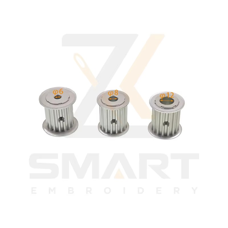 ট্যাজিমা SWF চীনা মেশিন অংশ পুলি S5M 16 দাঁত D05-S5M-D6-T16-W25-এফ D05-S5M-D8-T16-W25-এফ D05-S5M-D12-T16-W25