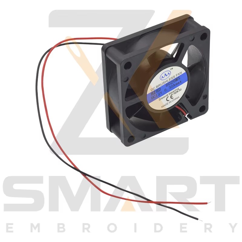 ঠান্ডা ফ্যান 60*60*20 12 ভোল্ট Tajima SWF চীনা মেশিন অংশ EDH06-60*60*20-12V