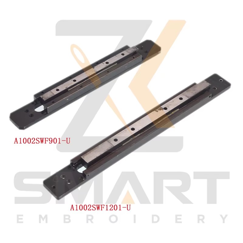 ব্যবহৃত SWF LM গাইড ব্লক সেট 9 রঙ এবং 12 রঙ অ্যামব্রোয়েডার মেশিন অংশ A1002SWF901-U A1002SWF1201-U